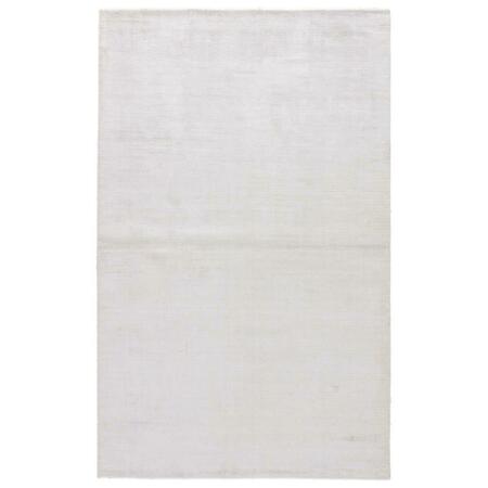 JAIPUR RUGS Yasmin Handloom Double Back Yasmin Design Rectangle Rug, Lily White - 9 x 12 ft. RUG135083